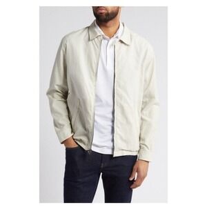 Vineyard Vines Heritage Harrington Jacket Mens Med Stone Beige Spring Golf NWT